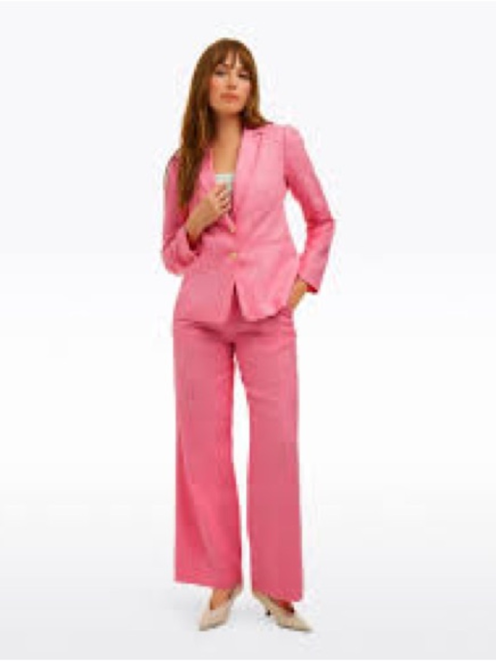 Rena Rowan Size 8 Pink 3-Piece Suit